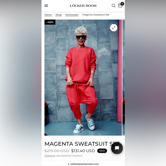 I’m selling this 2 piece jogging suit only because  I bought 2 by mistake!:-) - Picture 1 of 2